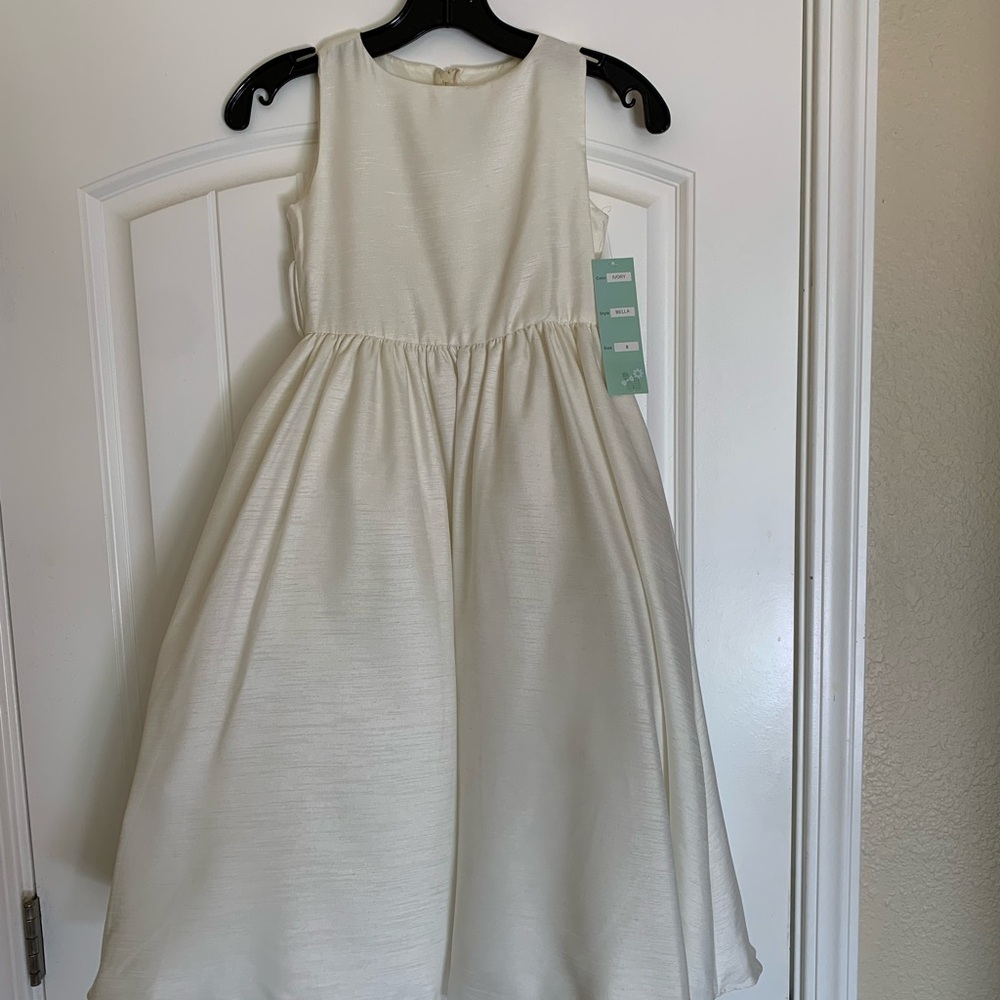 Elegant Ivory Flower Girl Dress